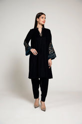 2 Piece Velvet Embroidered Suit (AV0008)